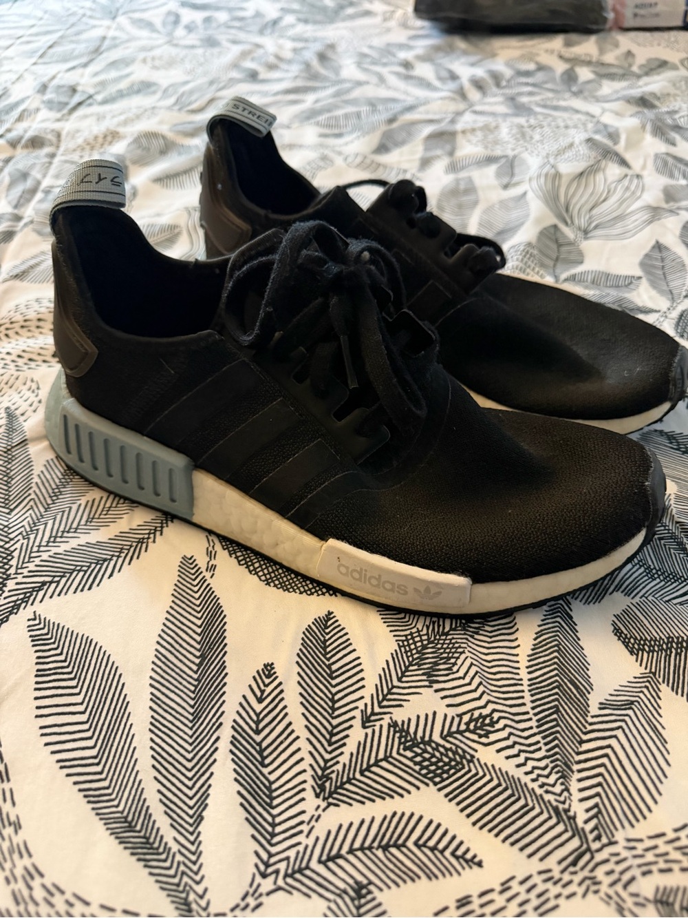 adidas NMD R1 Black Ash Grey (Women's) US 8.5